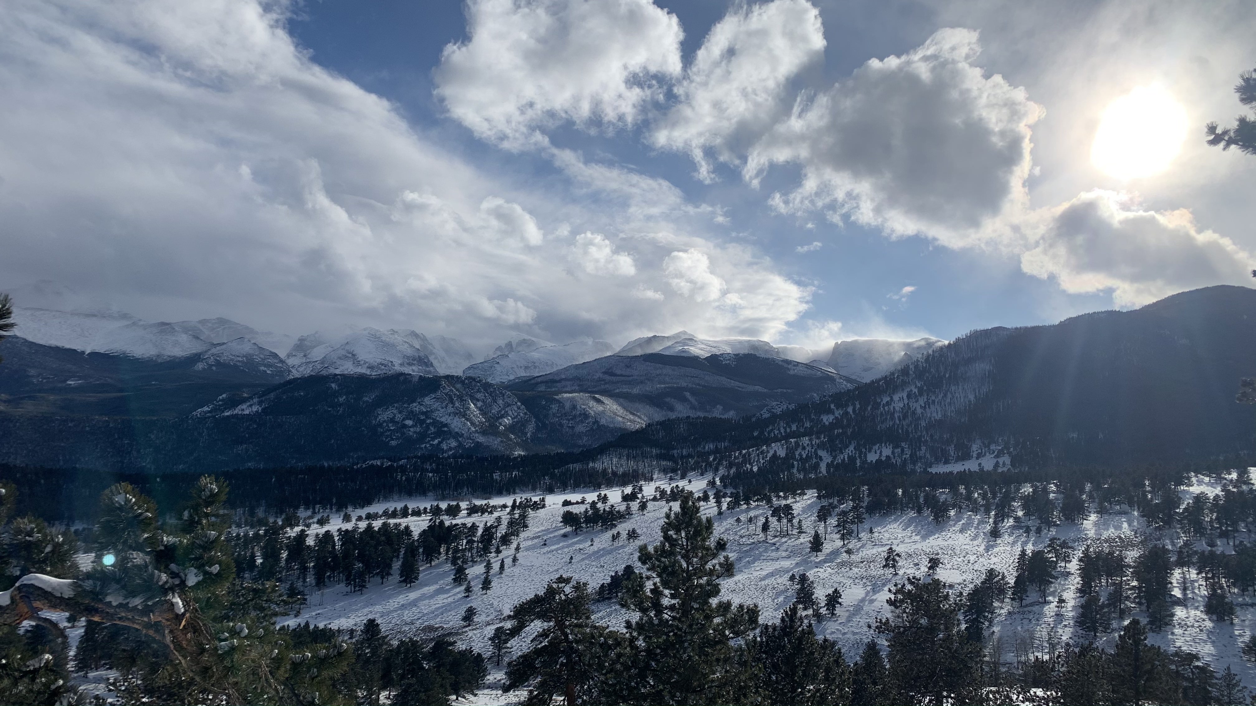 Rocky Mountains, Estes Park, CO  2/28/2021- Steven Berres iPhone 